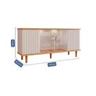 Buffet Para Sala De Jantar 2 Portas Ripado Mdf 2 Portas De Vi