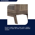 Buffet Para Sala De Jantar 3 Portas França Imbuia Natural