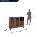 Buffet Para Sala De Jantar 3 Portas França Ypê