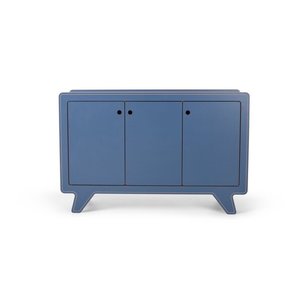 Buffet Para Sala De Jantar 3 Portas James 130cm X 45cm X 85cm