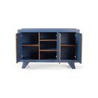 Buffet Para Sala De Jantar 3 Portas James 130cm X 45cm X 85cm