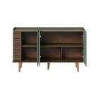 Buffet Para Sala De Jantar 3 Portas Jurerê Hortelã/amêndoa