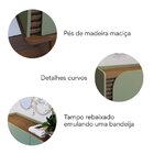 Buffet Para Sala De Jantar 3 Portas Jurerê Hortelã/amêndoa