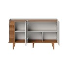 Buffet Para Sala De Jantar 3 Portas Pés De Madeira Maciça Jur