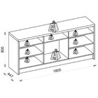 Buffet Para Sala De Jantar 3 Portas Vectro  Louro Freijo/preto