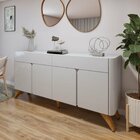 Buffet Para Sala De Jantar 4 Portas 172cm Florença Off White