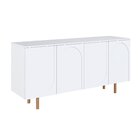 Buffet Para Sala De Jantar 4 Portas Capela Branco