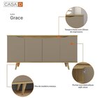 Buffet Para Sala De Jantar 4 Portas Grace Fendi/hannover