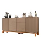 Buffet Para Sala De Jantar 4 Portas Mondrian Freijó