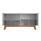 Buffet Para Sala De Jantar 4 Portas Pará Branco Nature