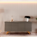 Buffet Para Sala De Jantar 4 Portas Tampo Chanfrado Austria M