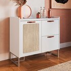 Buffet Para Sala De Jantar 90cm X 81cm Itapoá Branco