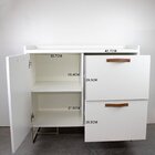 Buffet Para Sala De Jantar 90cm X 81cm Itapoá Branco