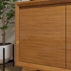 Buffet Para Sala De Jantar  100% Mdf 3 Portas Pés Em Madeira