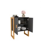 Buffet Para Sala De Jantar Diamond 2 Portas 40cm Pés Em Madei