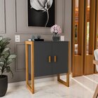 Buffet Para Sala De Jantar Diamond 2 Portas 40cm Pés Em Madei