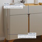 Buffet Para Sala De Jantar Laqueado 100% Mdf 4 Portas 172cm P