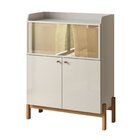 Buffet Para Sala De Jantar Mdf 3 Portas Cloe Off White/nature