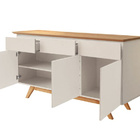 Buffet Para Sala De Jantar Moderno 3 Portas - Toronto - Star