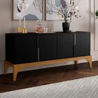 Buffet Para Sala De Jantar Preto Madero Canela Amalfi Lukaliam