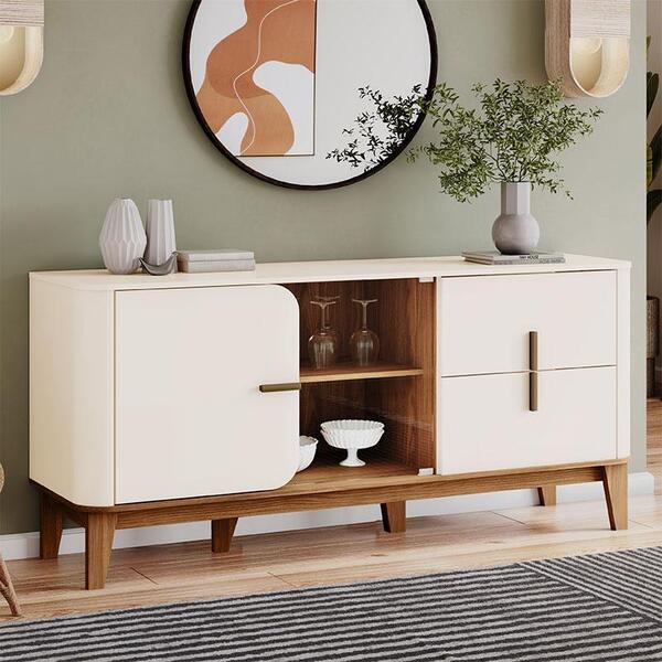 Buffet Para Sala De Jantar Rael Ambiente Off White Nature – Henn