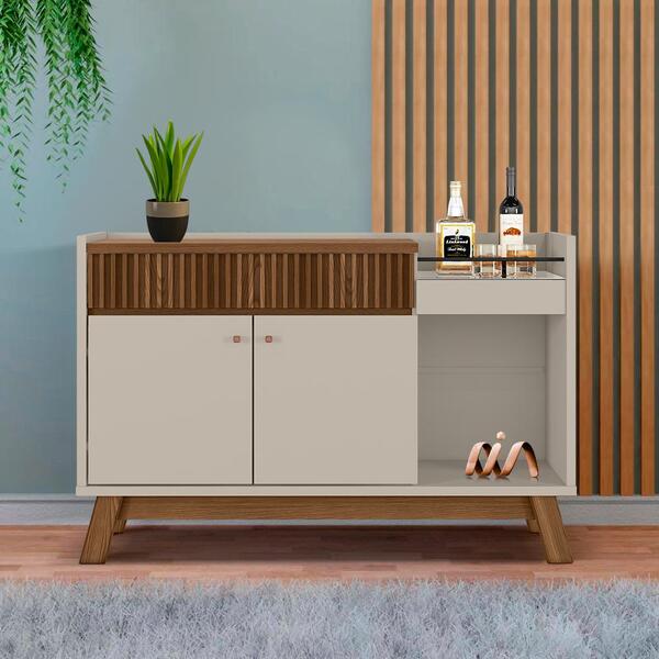 Buffet Para Sala Freijó Off White Shopjm