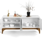 Buffet Pisa Branco E Canela