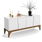 Buffet Pisa Branco E Canela