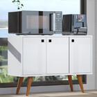 Buffet Portas  Retrô Branco - Balcão Premium Gourmet