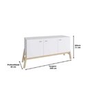 Buffet Premium Branco Natural - Tebarrot Móveis