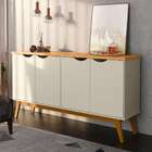 Buffet Prism 4 Pt Off White E Cinamomo