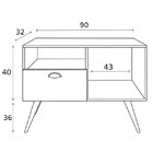 Buffet Punk 1 Pt Preto