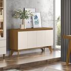 Buffet Quartzo 04 Portas Nature/off White - Henn
