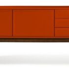 Buffet Quartzo - 2 Portas - 3 Gavetas - Máxima - Laranja - M37