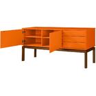 Buffet Quartzo - 2 Portas - 3 Gavetas - Máxima - Laranja - M37