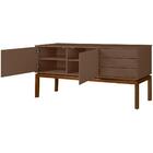 Buffet Quartzo - 2 Portas - 3 Gavetas - Máxima - Marrom Escur