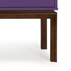 Buffet Quartzo 2pt 3gv Cacau E Roxo