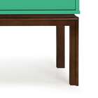 Buffet Quartzo 2pt 3gv Cacau E Verde Claro