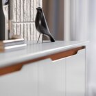 Buffet Quatro Portas Flow Branco/freijó – Ej Móveis