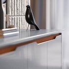 Buffet Quatro Portas Flow Cinza/freijó – Ej Móveis