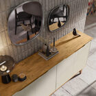 Buffet Quatro Portas Flow Off/freijó - Ej Móveis