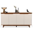 Buffet Quatro Portas Flow Off/freijó - Ej Móveis