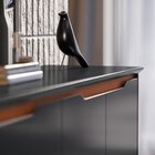 Buffet Quatro Portas Flow Preto/freijó – Ej Móveis