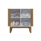 Buffet Raika 2 Portas Branco Canela