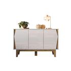 Buffet Raika 3 Portas Off White Canela