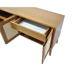 Buffet Real 180cm Tingido Mel Com Tela Pe Em Madeira Macica F