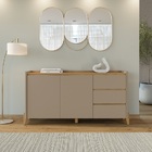 Buffet Rennes 3 Gavetas Hannover/fendi - Casa D Móveis