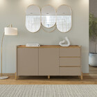 Buffet Rennes 3 Gavetas Hannover/fendi - Casa D Móveis