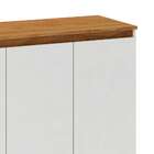 Buffet Retrô 4 Pt Branco E Nogal