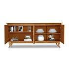 Buffet Retrô Madeira Maciça Imbuia New Shop Jm